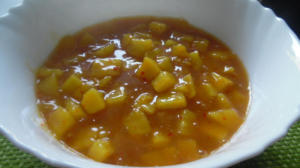 Pina Colada-Pudding mit Ananas-Chili-Ragout - Rezept - Bild Nr. 291