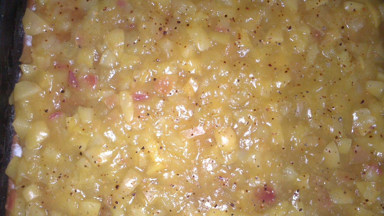 Apfelkuchen mit Puddingguss - Rezept mit Bild - kochbar.de