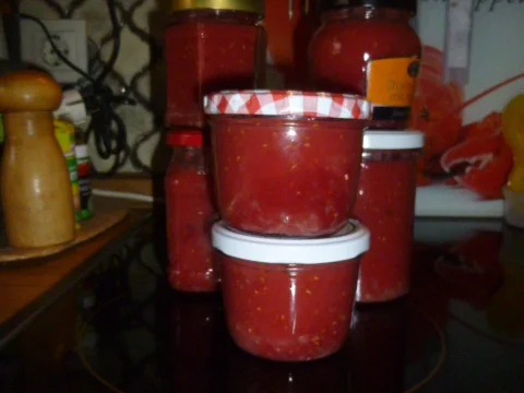 Rezept: Himbeermarmelade mit Südseeflavour Himbeermarmelade mit Südseeflavour - Rezept