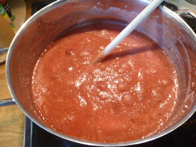 Rezept: Himbeermarmelade mit Südseeflavour Bild Nr. 2 Himbeermarmelade mit Südseeflavour - Rezept - Bild Nr. 2