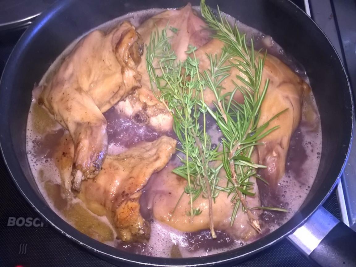 Kaninchen in Rotwein Rezepte