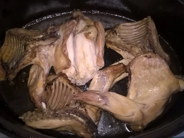 Rezept: Kaninchen in Rotwein Soße Bild Nr. 293 Kaninchen in Rotwein Soße - Rezept - Bild Nr. 293