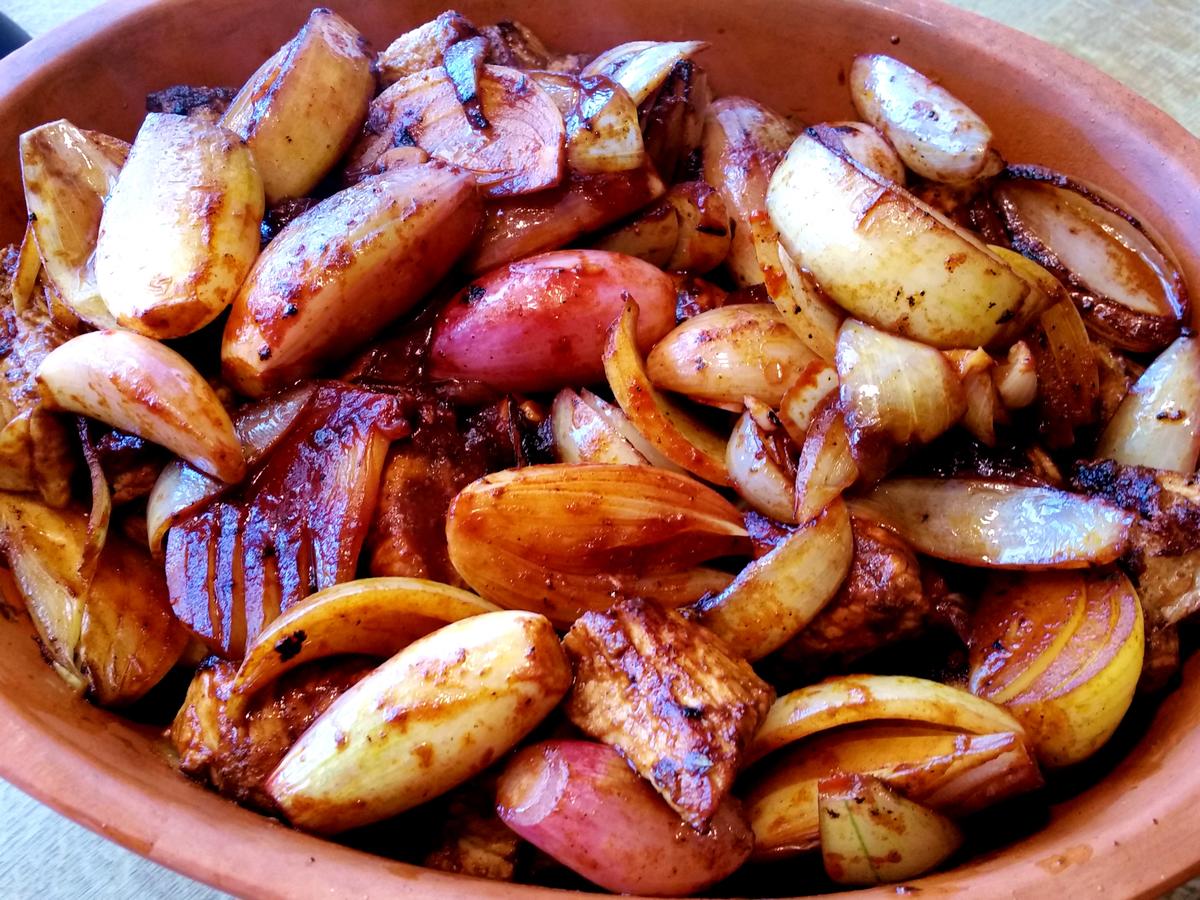 Putengulasch aus dem Römertopf - einfach - von mimi