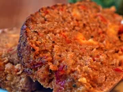 Hackbraten mit gerösteter Paprika - Rezept