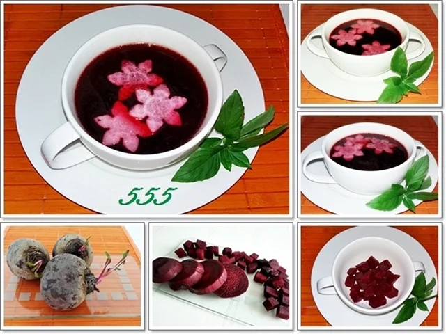 Pikante Rote-Bete-Suppe auf Rindfleischbrühe - Rezept - Bild Nr. 304