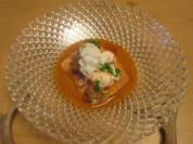 Saiblingsfilet / Alpenländischer Brotsalat / Tomatisierter Räucherfond - Rezept - Bild Nr. 298
