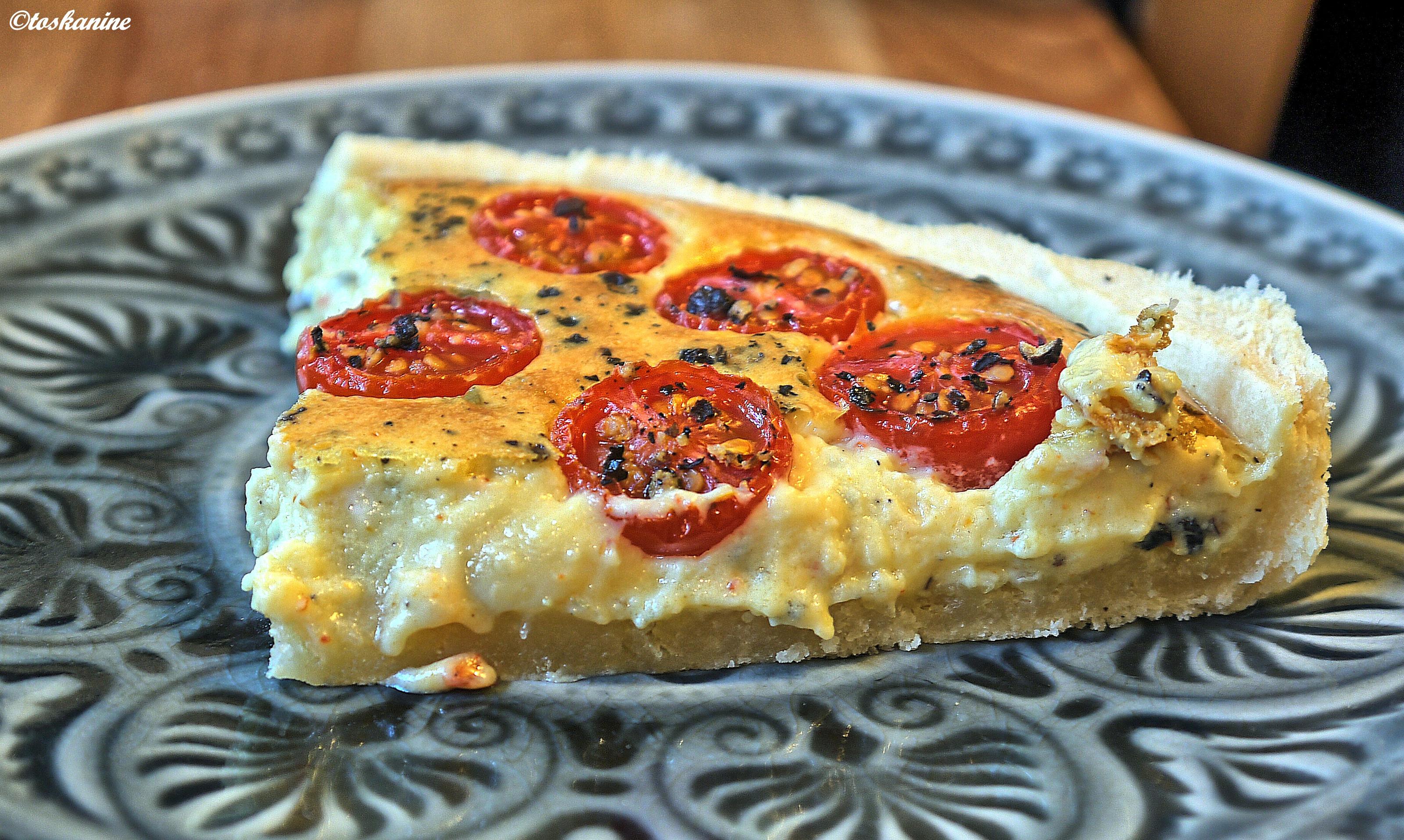 Bilder für Ziegenkäse-Tomaten-Tarte - Rezept