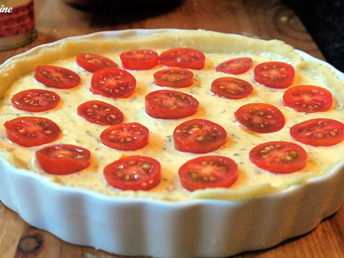 Rezept: Ziegenkäse-Tomaten-Tarte Bild Nr. 326 Ziegenkäse-Tomaten-Tarte - Rezept - Bild Nr. 326