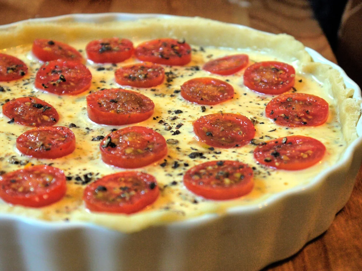 Rezept: Ziegenkäse-Tomaten-Tarte Bild Nr. 327 Ziegenkäse-Tomaten-Tarte - Rezept - Bild Nr. 327