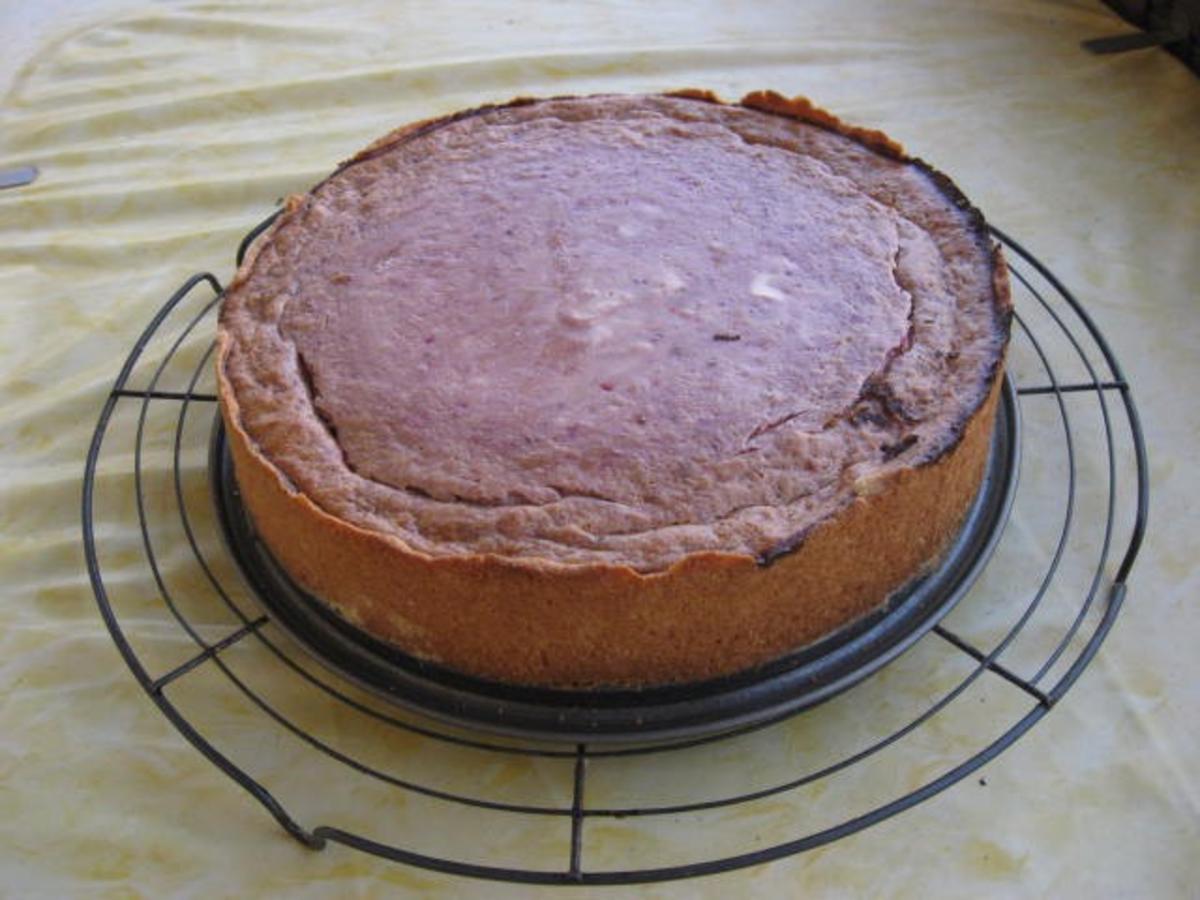 Quark-Frischkäse Kuchen mit Himbeeren - Rezept - Bild Nr. 333