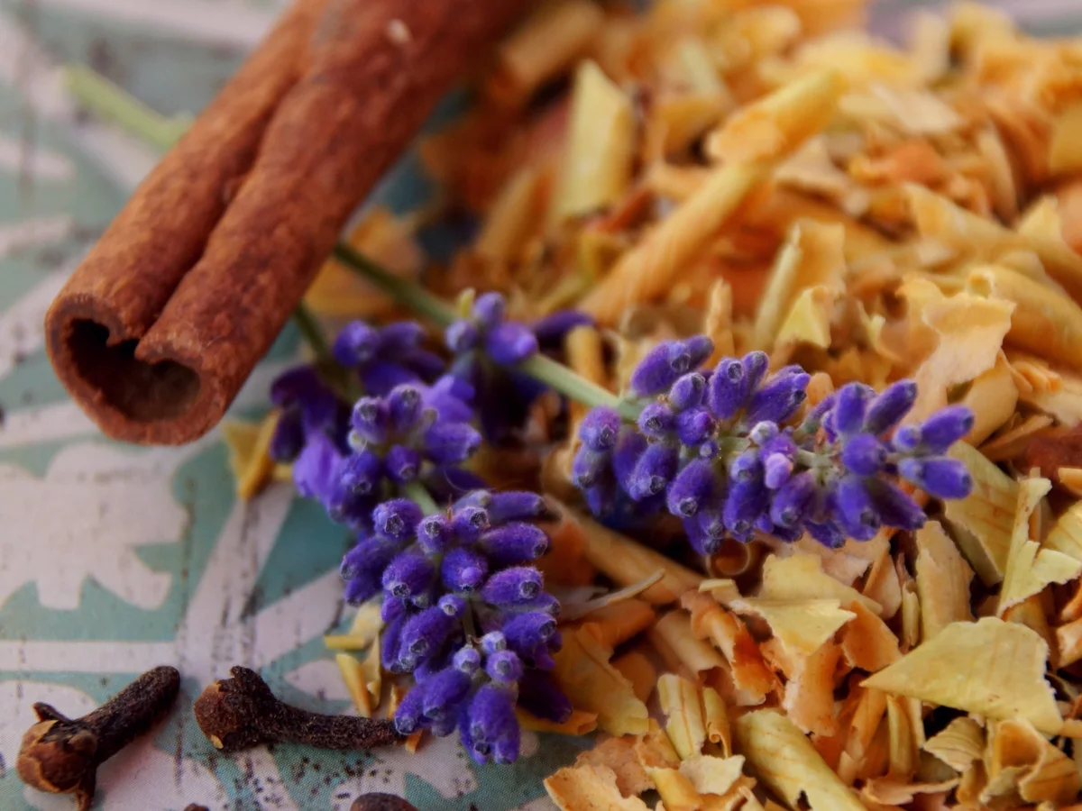 Selbstgemachter Apfeltee mit Zimt und Gewürzen - Rezept