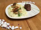 Spatzeklöß mit Lauchsoße / Lende vom Rhöner Weideochsen - Rezept - Bild Nr. 328