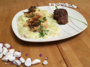 Spatzeklöß mit Lauchsoße / Lende vom Rhöner Weideochsen - Rezept - Bild Nr. 328
