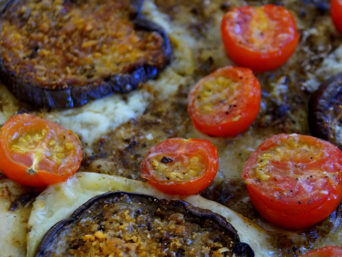 Rezept: Auberginen-Pesto-Pizza Auberginen-Pesto-Pizza - Rezept