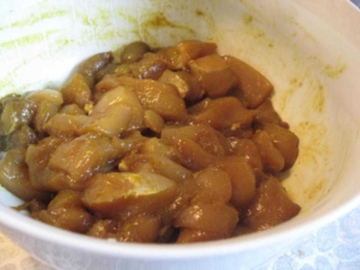Hähnchen mit Currysauce - Rezept - Bild Nr. 2