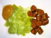 Merguez mit Lauchgemüse und Apfelmus - Rezept - Bild Nr. 356