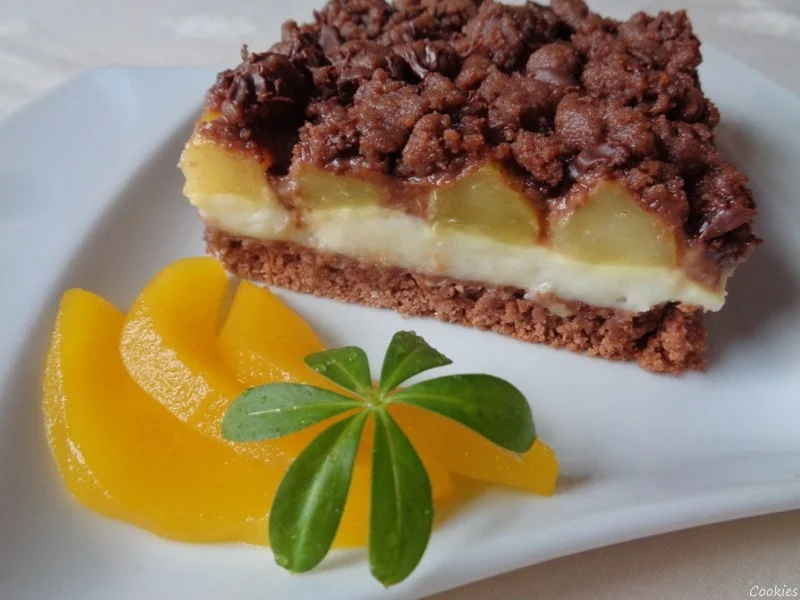 Weißer Schokoladenpudding, Safranbirnen, Kakaostreusel und Schokolade ... - Rezept - Bild Nr. 359