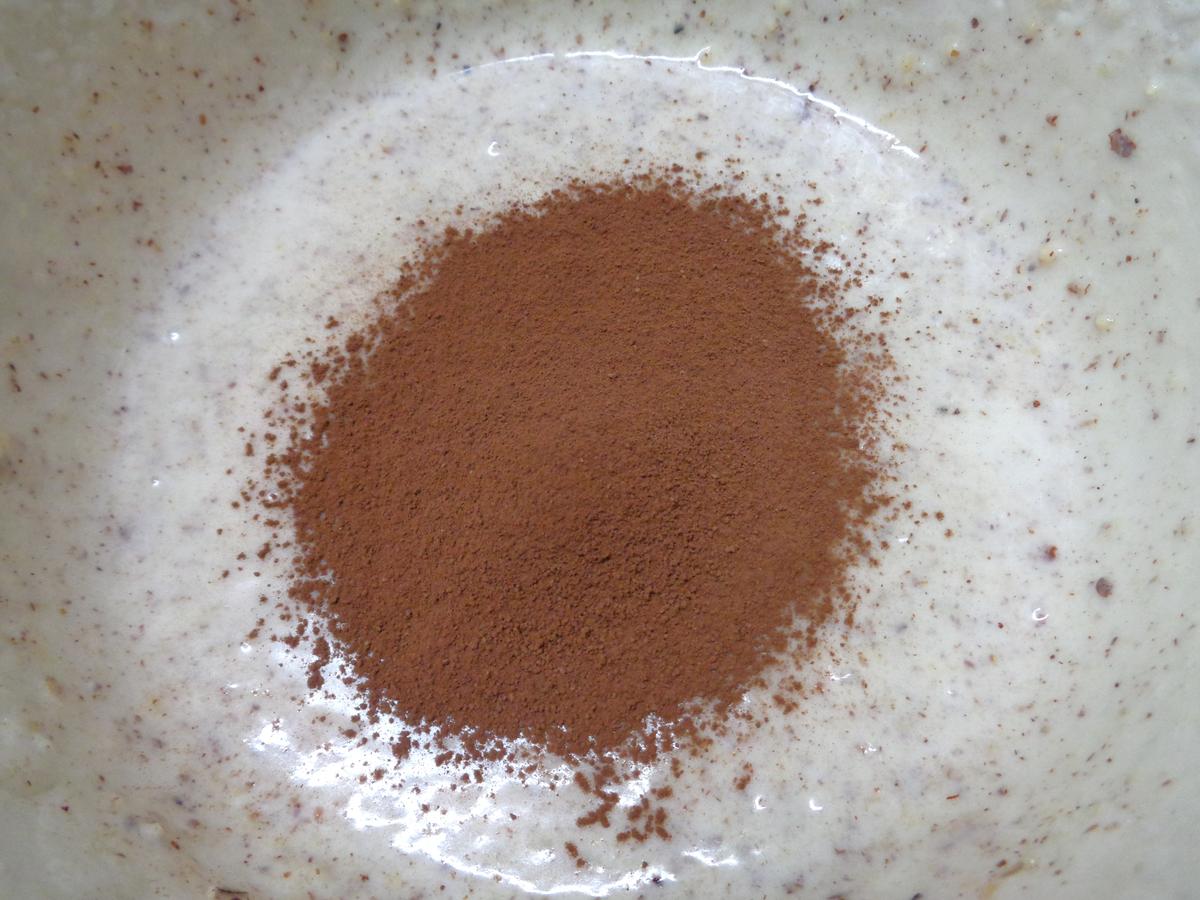 Weißer Schokoladenpudding, Safranbirnen, Kakaostreusel und Schokolade ... - Rezept - Bild Nr. 364