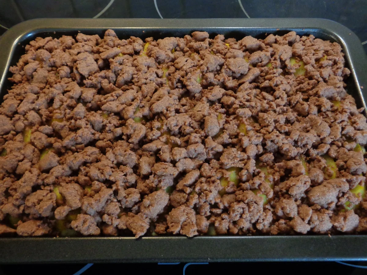 Weißer Schokoladenpudding, Safranbirnen, Kakaostreusel und Schokolade ... - Rezept - Bild Nr. 370