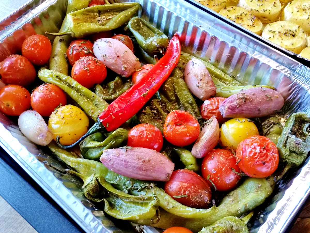 Rezept: Buntes Grillgemüse und Rosmarin-Kartoffeln ... Bild Nr. 368 Buntes Grillgemüse und Rosmarin-Kartoffeln ... - Rezept - Bild Nr. 368