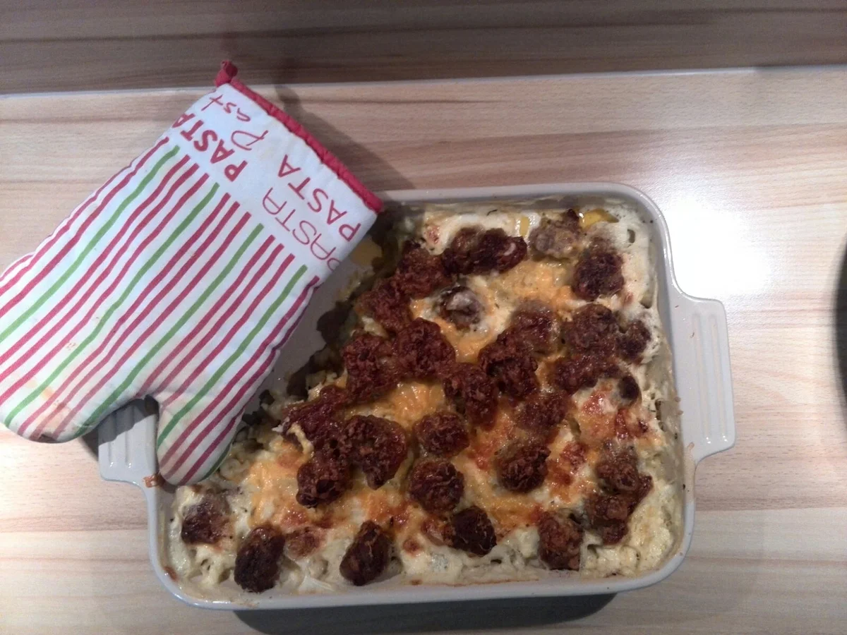 Käsespätzle mit Hackbällchen - Rezept - Bild Nr. 2