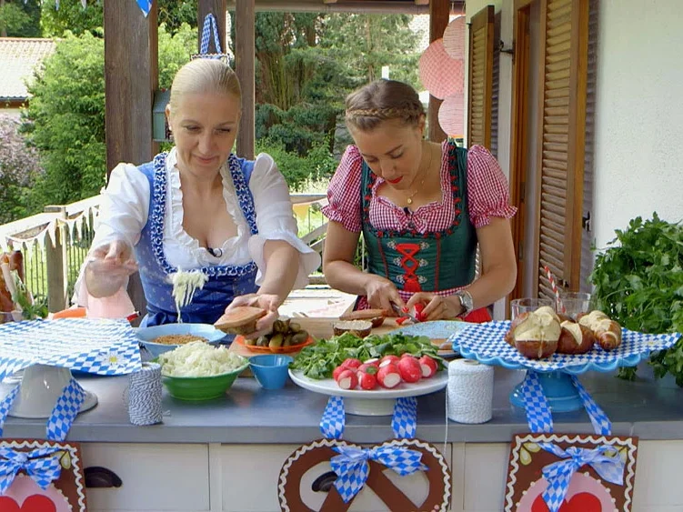 Wiesn-Snacks: Leberkäs-Stange und Wiesn-Burger - Rezept - Bild Nr. 3