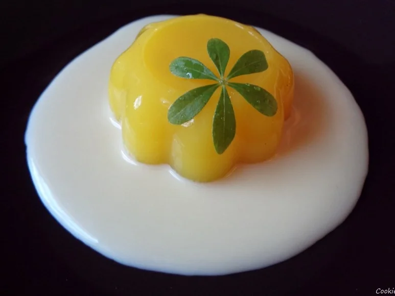 Pudding aus dem Safranbirnensud ... und weiße Schokoladen - Sahne - Sauce ... - Rezept - Bild Nr. 476