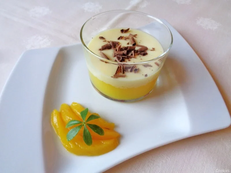 Pudding aus dem Safranbirnensud ... und weiße Schokoladen - Sahne - Sauce ... - Rezept - Bild Nr. 477