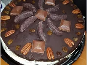 Rezept: Bananen-Pecanuss-Schokotorte mit Zitronencreme Bananen-Pecanuss-Schokotorte mit Zitronencreme - Rezept