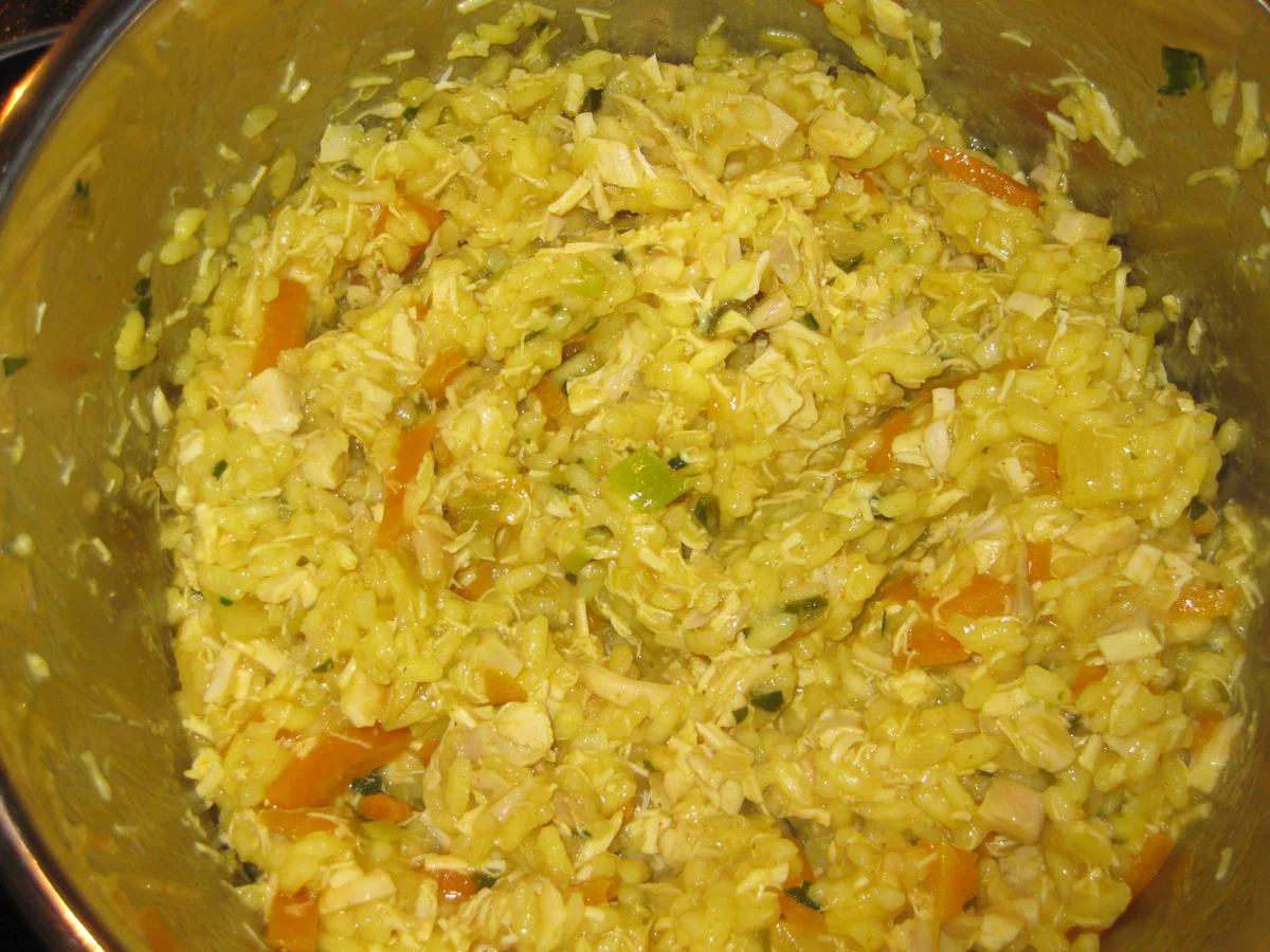 Risotto mit Curry und Huhn - Rezept - Bild Nr. 491