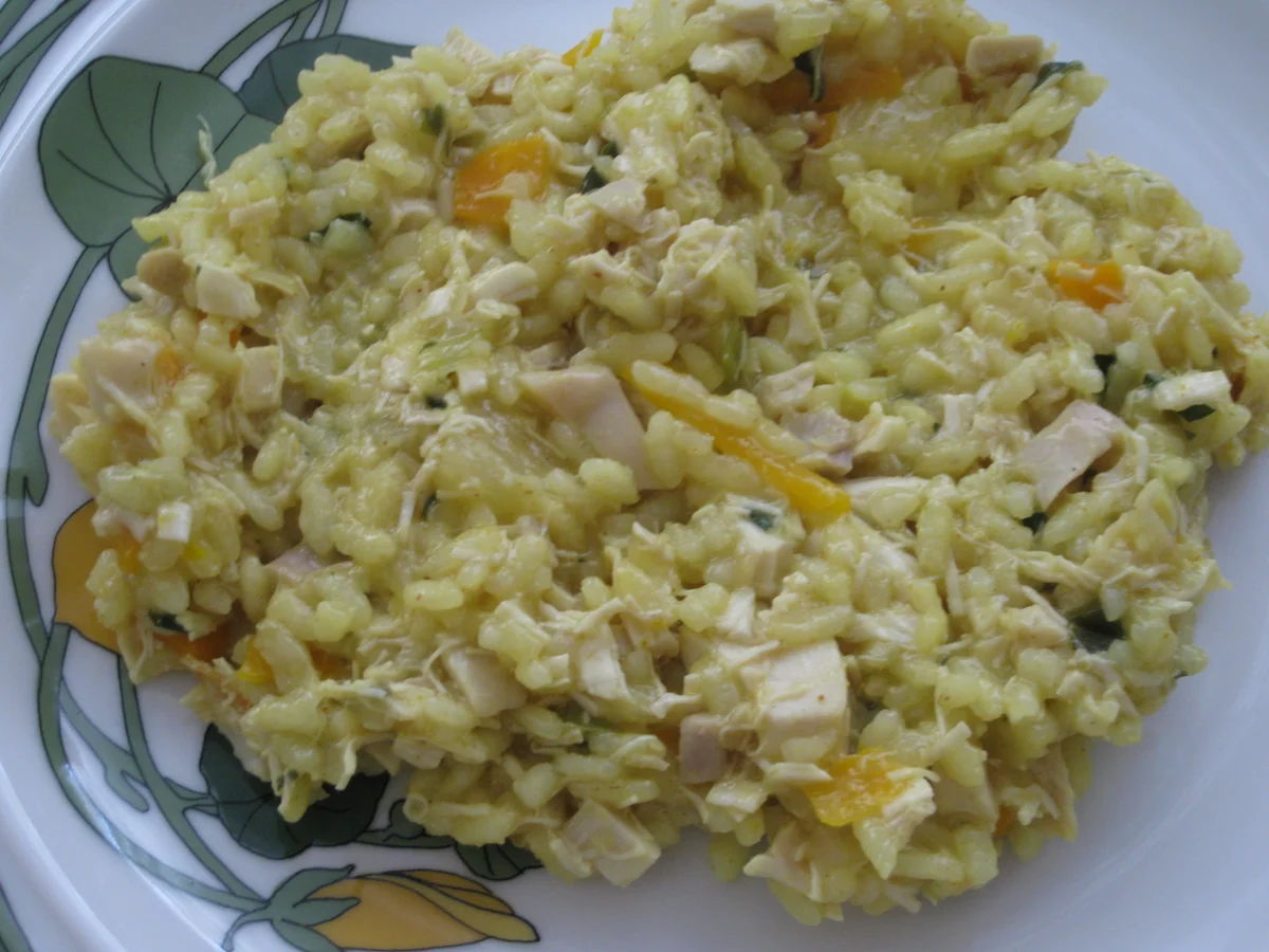 Risotto mit Curry und Huhn - Rezept - Bild Nr. 493
