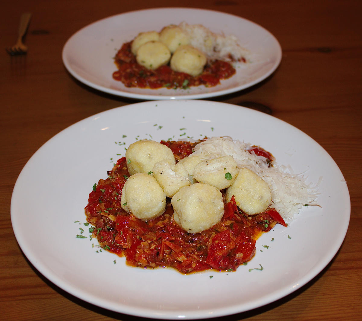 Gnudi mit Schmortomaten-Ragout - Rezept - Bild Nr. 505