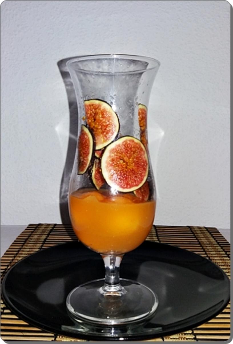 Chia- Cantaloupe Pudding/Jelly  mit Früchten verfeinert - Rezept - Bild Nr. 523
