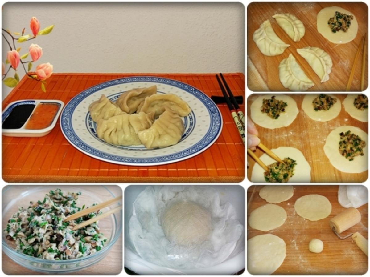 Chinesische Schnittlauch Dumplings mit selbstgemachter Thai  Chilisauce - Rezept - Bild Nr. 518