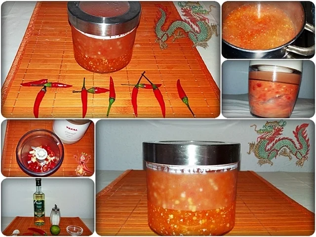 Rezept: Selbstgemachte Thai Chilisauce - scharf & süß Bild Nr. 525 Selbstgemachte Thai Chilisauce - scharf & süß - Rezept - Bild Nr. 525