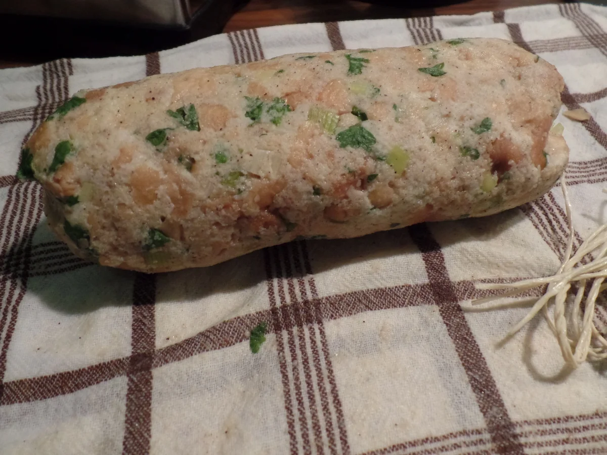 Serviettenknödel gebraten mit Pfifferlingen in Sahnesauce - Rezept - Bild Nr. 529