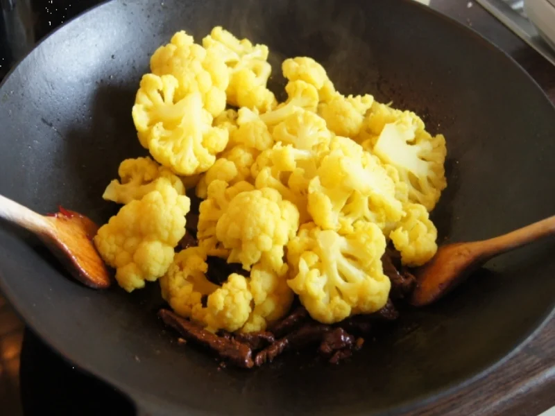 Curryblumenkohl mit Rindfleischstreifen - Rezept - Bild Nr. 538