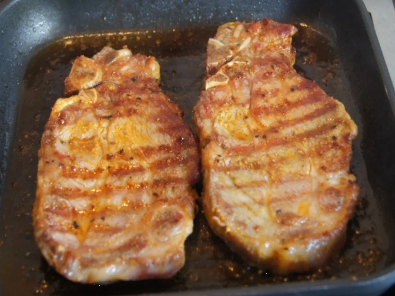 Grill-Kotelett mit Beilagen - Rezept - Bild Nr. 529