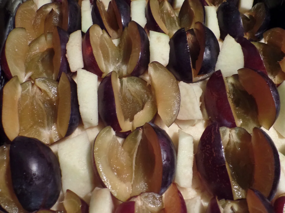 Rezept: Zwetschgen-Apfel-Streuselkuchen Bild Nr. 537 Zwetschgen-Apfel-Streuselkuchen - Rezept - Bild Nr. 537