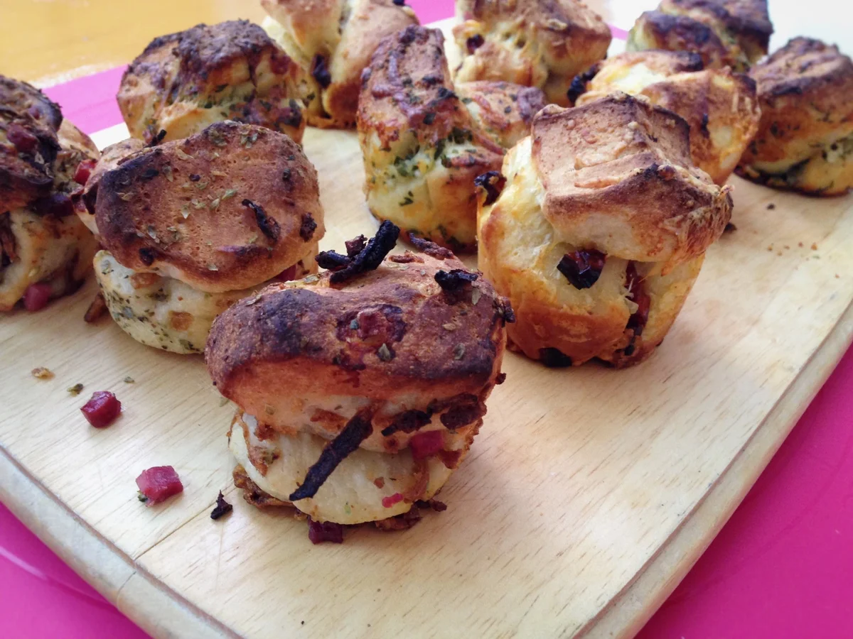 Partybrötchen in der Muffinform - Rezept - Bild Nr. 529