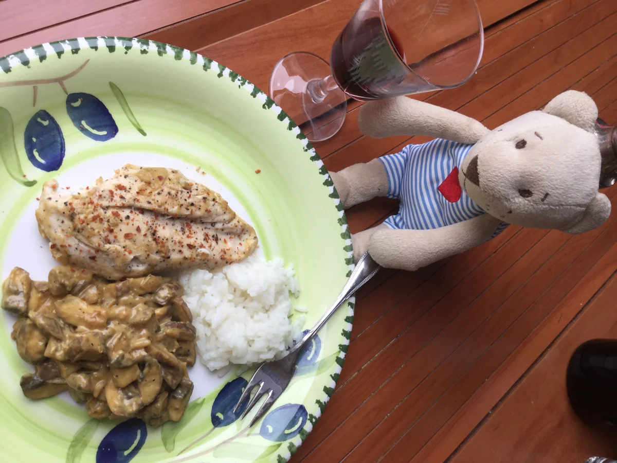 Hähnchenbrust an braunen Champignons - Rezept - Bild Nr. 542