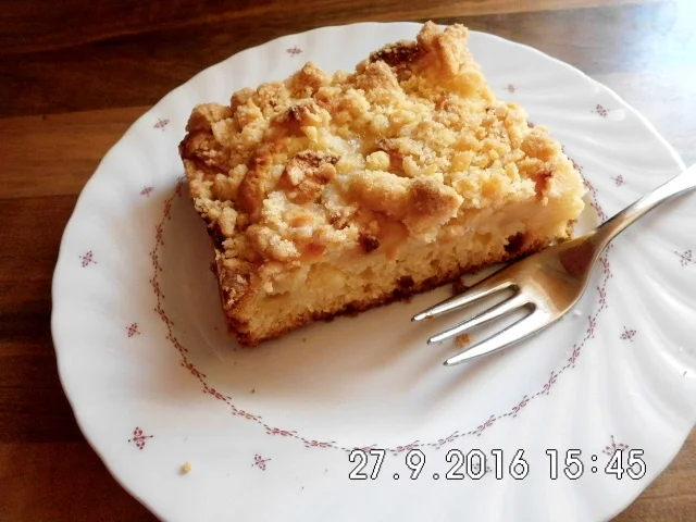 Rezept: apfel-vanillekuchen mit streusel Bild Nr. 546 apfel-vanillekuchen mit streusel - Rezept - Bild Nr. 546