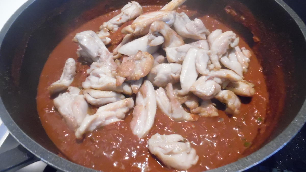 Mexikanisches Hühnchen in scharfer Schoko-Chili-Sauce (Mole) - Rezept - Bild Nr. 562