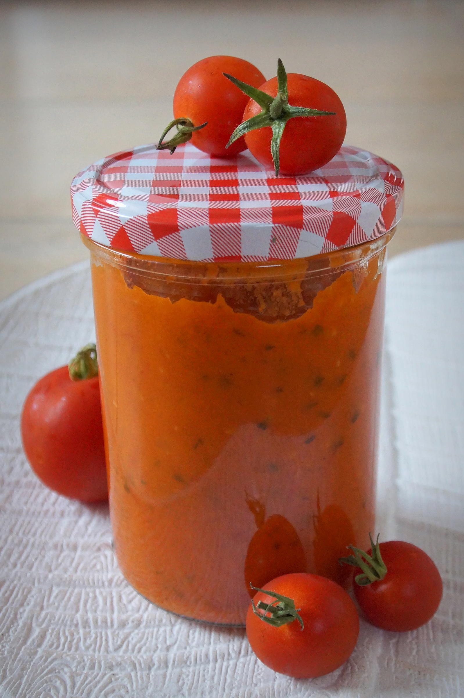 Bilder für Tomaten-Soße mit dem Thermomix; Grundrezept - Rezept