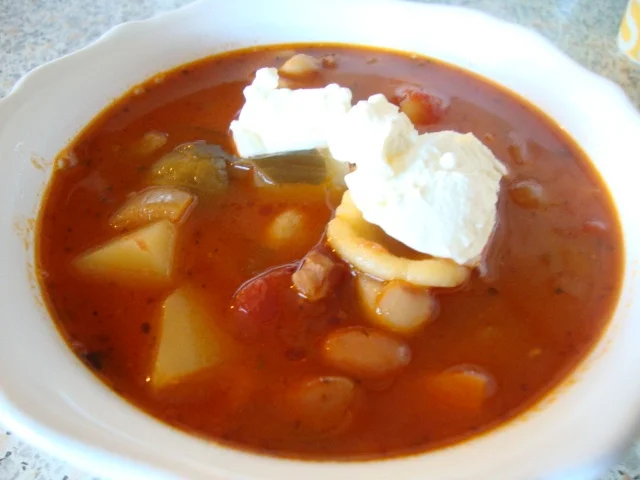 Bohnen-Gemüsetopf mit deftiger Einlage - Rezept - Bild Nr. 561