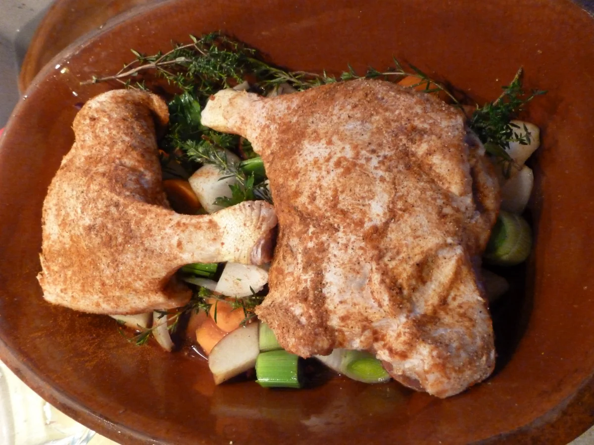 Entenschlegel aus dem Römertopf - Rezept - Bild Nr. 563