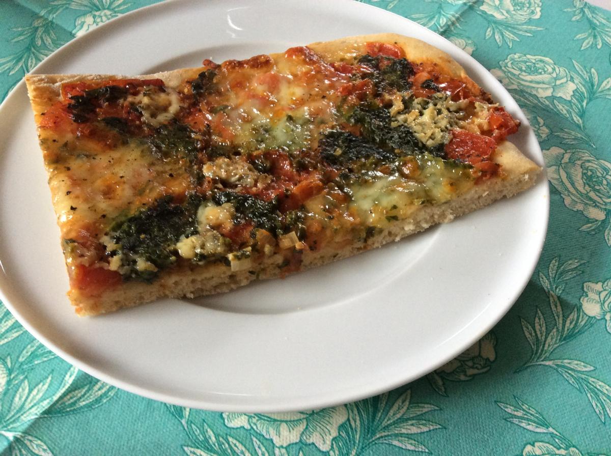 Käse-Spinat-Pizza - Rezept - Bild Nr. 563