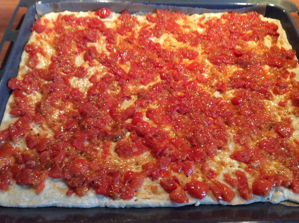 Käse-Spinat-Pizza - Rezept - Bild Nr. 565