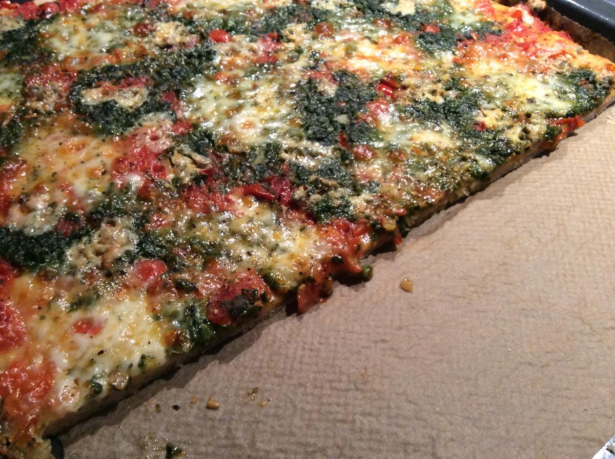 Käse-Spinat-Pizza - Rezept - Bild Nr. 567