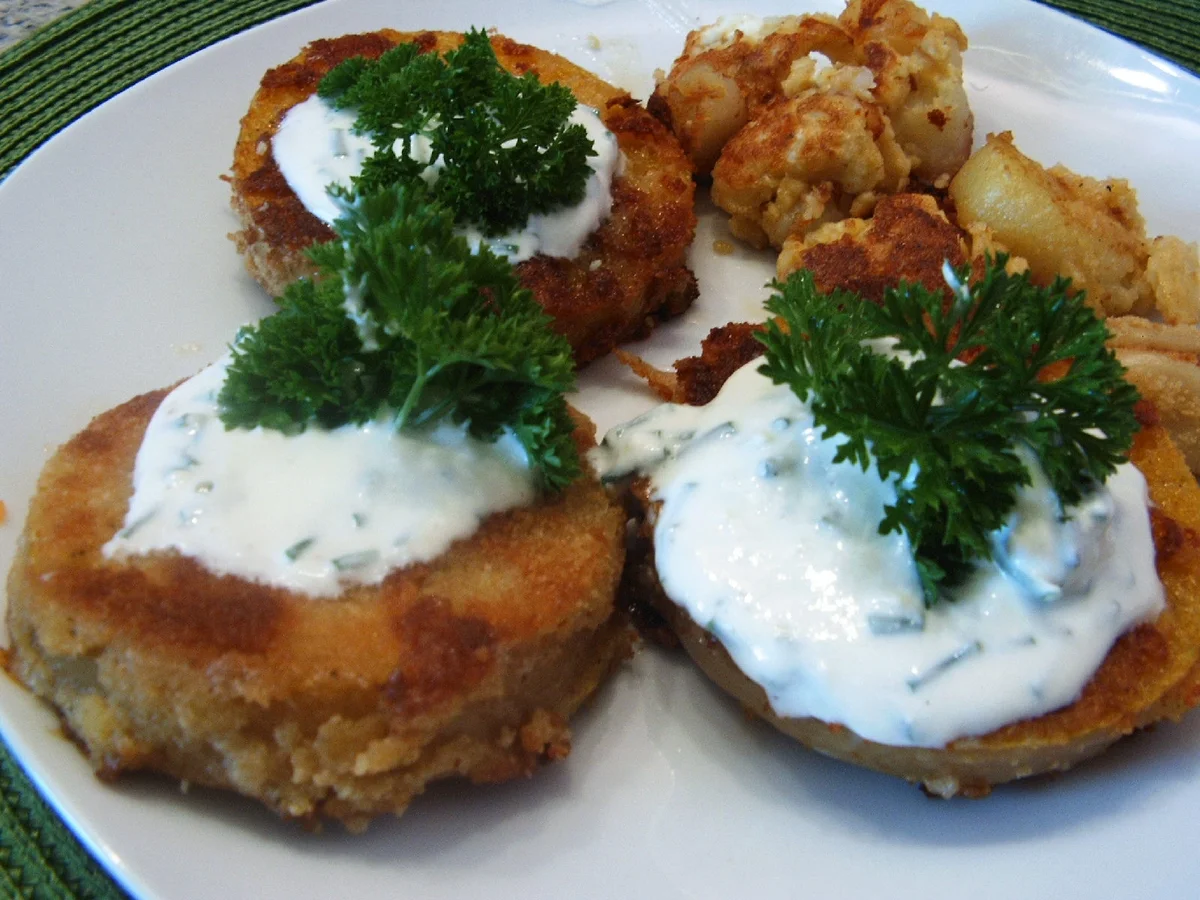 Kürbisschnitzel mit Käsepanade - Rezept - Bild Nr. 573
